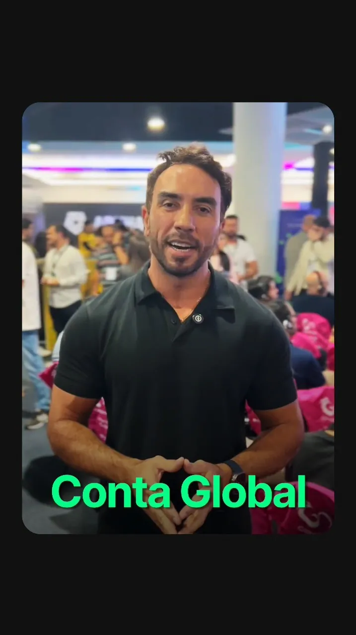 Creator video on the Conta Global, filmed at an event