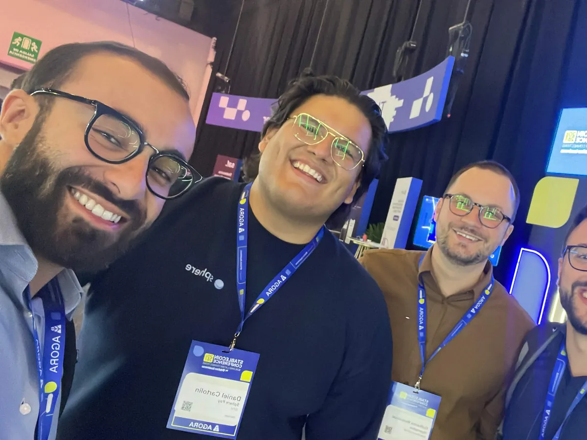 MOIC team members at the Stablecoin Conference 2026 in Mexico City