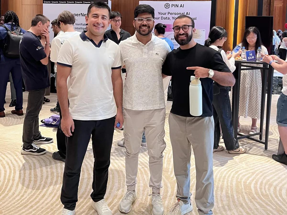 MOIC team members at Token2049 Dubai 2025